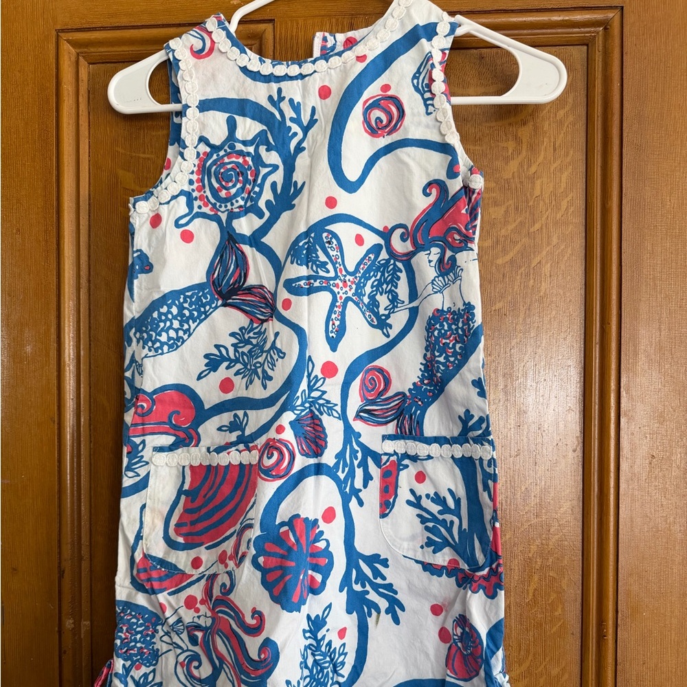 Lilly Pulitzer Blue  Sea Life Dress